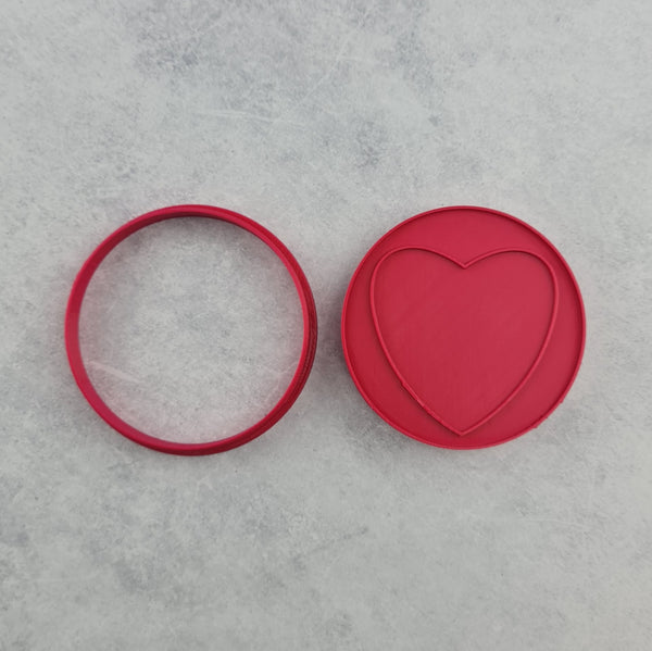 Candy Heart Cutter and Dough Imprint Set (The Confectionist)