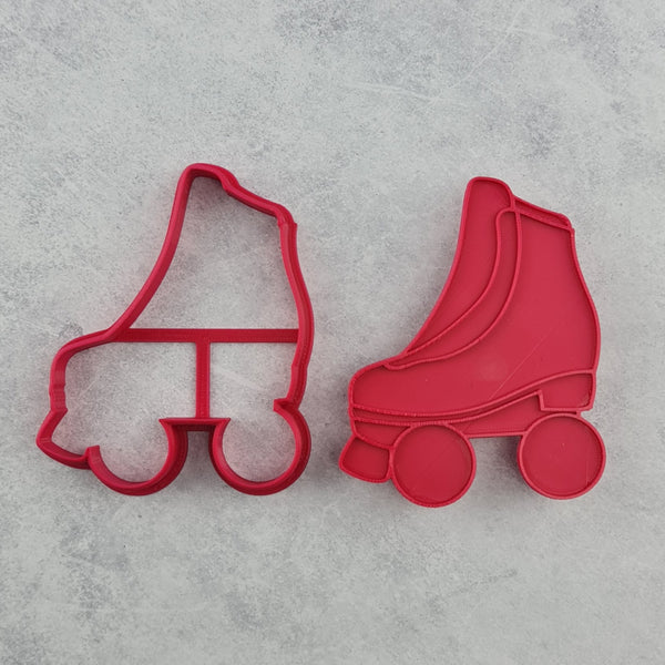 Roller Skate Cutter and Dough Imprint Set (The Confectionist)