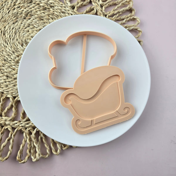 Sleigh Cutter & Debosser Set (Little Biskut)