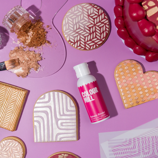 Bakers Binder Stencil Activator 50ml (Colour Mill)