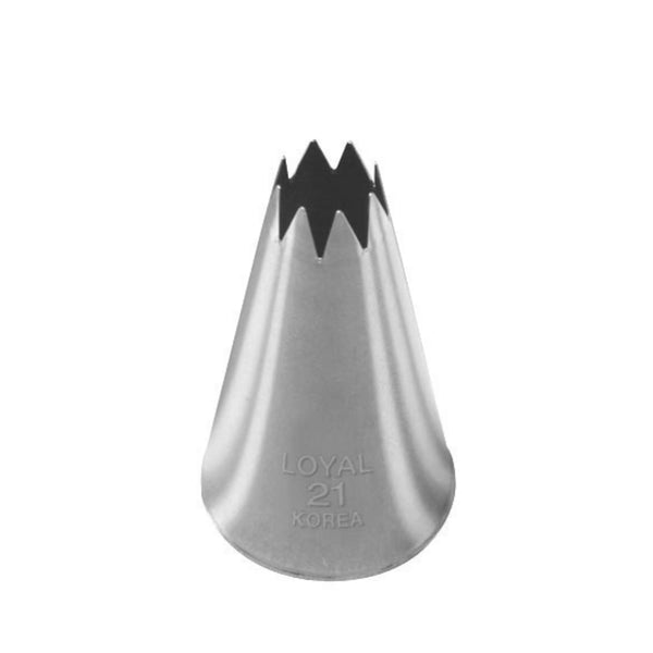 Piping Tip Open Star #21 (Loyal)