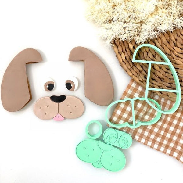 Dog Face Cake Cutter Set (SweetP Cakes and Cookies)
