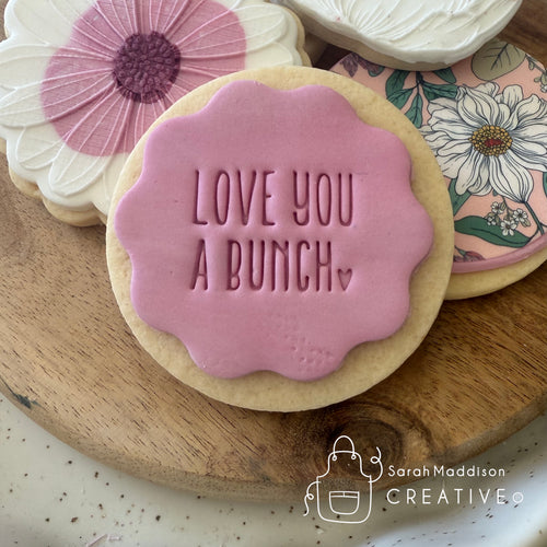 Love You A Bunch Impression Stamp (Sarah Maddison Creative)