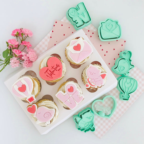 Love Is In The Air - Valentines Day Bento Minis Cutter Full Set (SweetP)