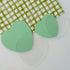 No Trim Acrylic Cake Boards Heart Shape - Set of 2 (SweetP)