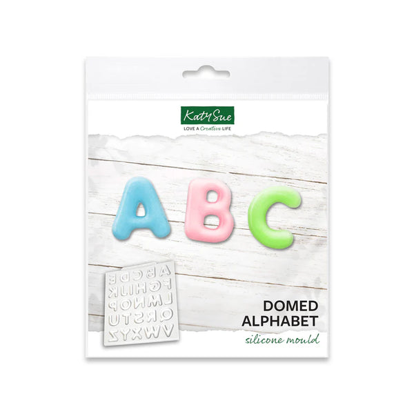 Domed Alphabet Silicone Mould (Katy Sue)