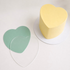 No Trim Acrylic Cake Boards Heart Shape - Set of 2 (SweetP)