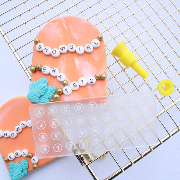 Alphabet Bead Cutter & Debosser Set