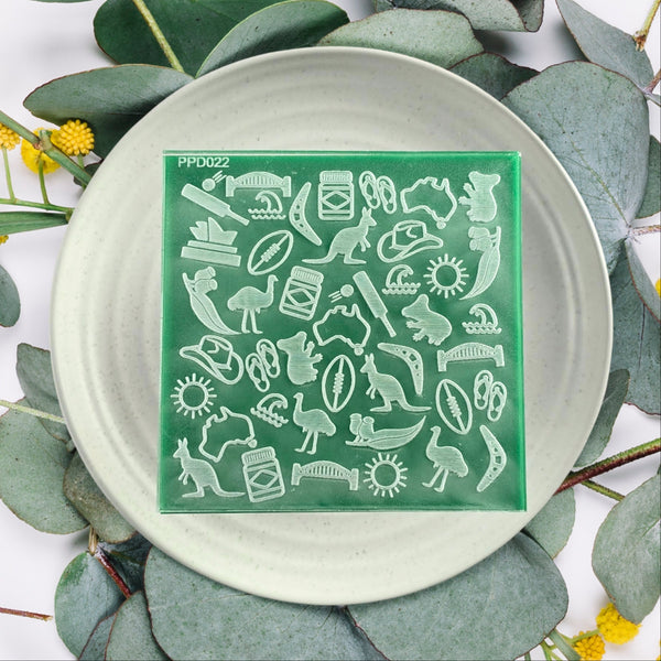 Aussie Pattern Plate