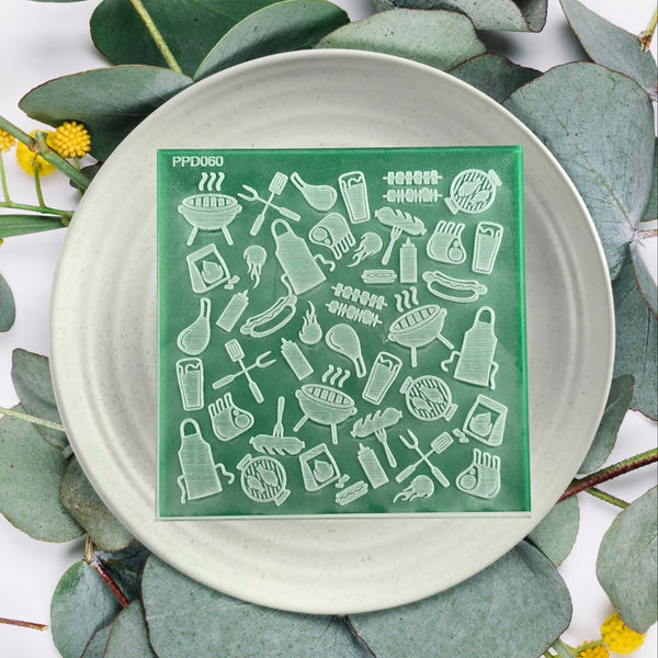 BBQ Cook Up Pattern Plate