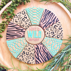 Have A Wild Birthday Platter Cutter & Debosser Set (Bikkie Smalls)