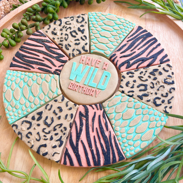 Have A Wild Birthday Platter Cutter & Debosser Set (Bikkie Smalls)