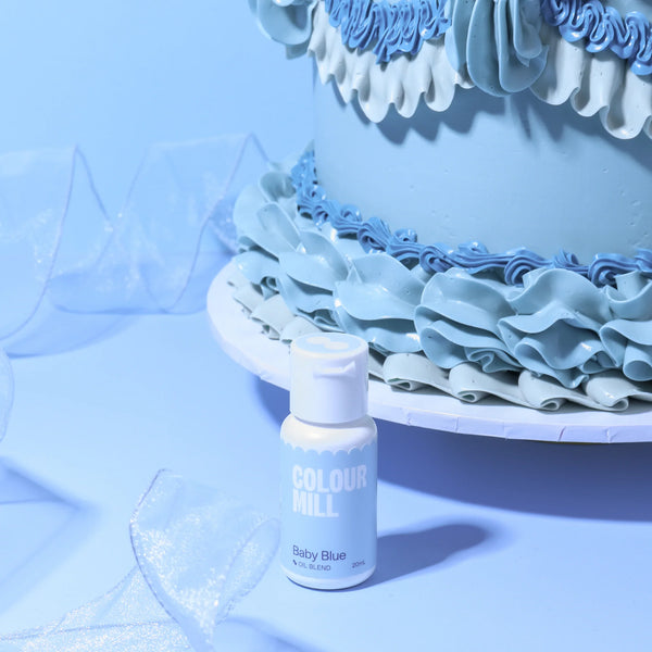 Oil Based Colouring 20ml Baby Blue