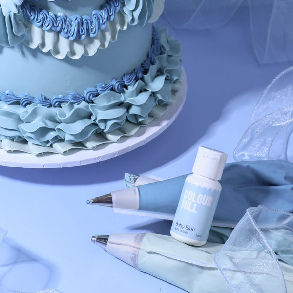 Oil Based Colouring 20ml Baby Blue