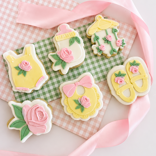 Rose Baby Bib Layer Set (SweetP)