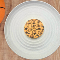 Basketball Pattern Plate