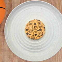 Basketball Pattern Plate