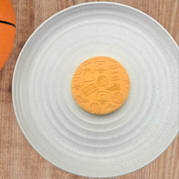 Basketball Pattern Plate