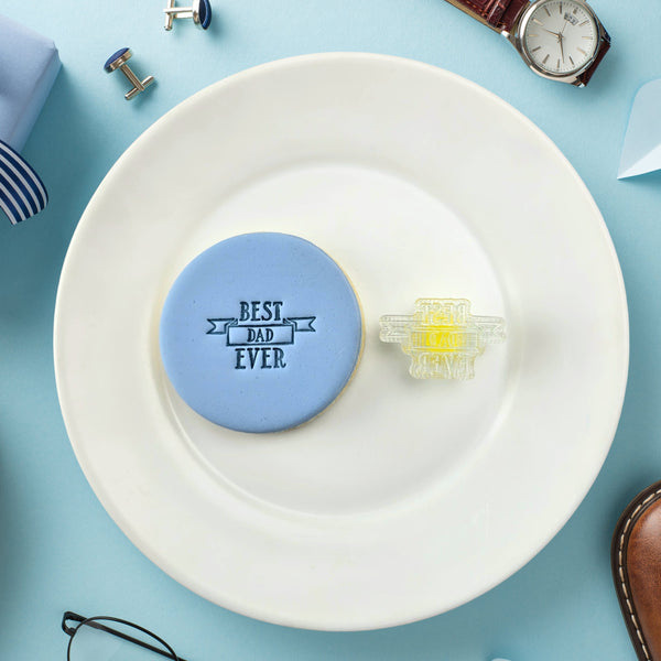 Best Dad Ever Ribbon Embosser