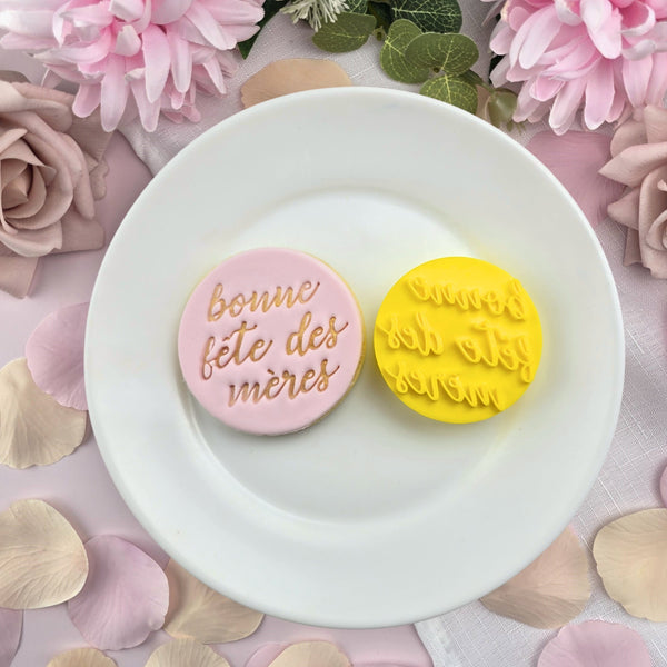 Bonne Fête Des Mères (Happy Mother's Day) V3 Embosser French