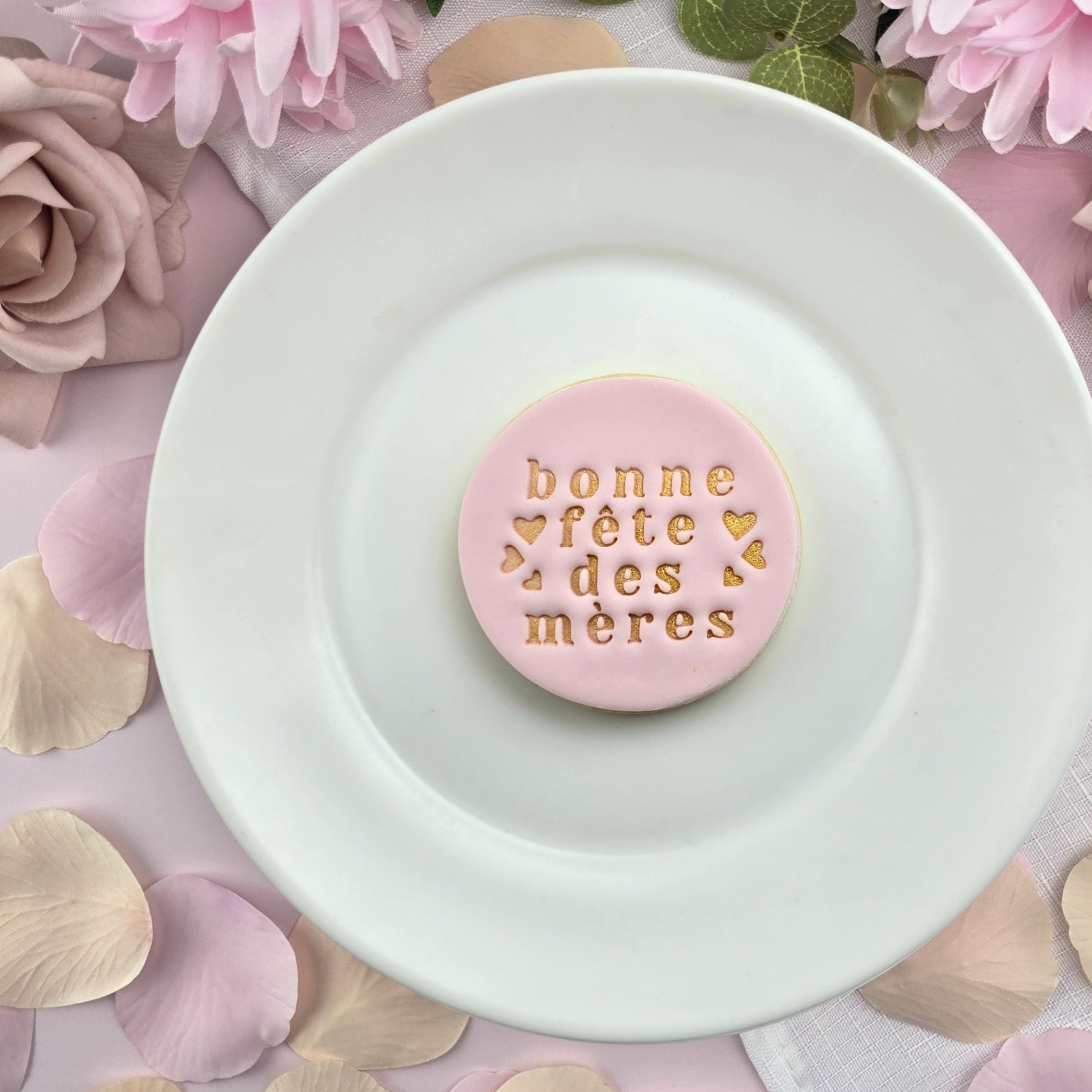 Bonne Fête Des Mères (Happy Mother's Day) V2 Embosser French