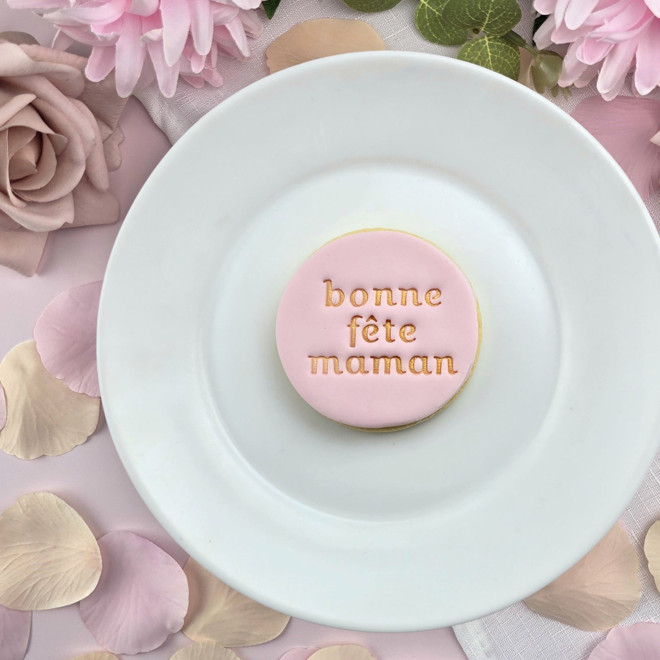 Bonne Fête Maman (Happy Mother's Day) V1 Embosser French