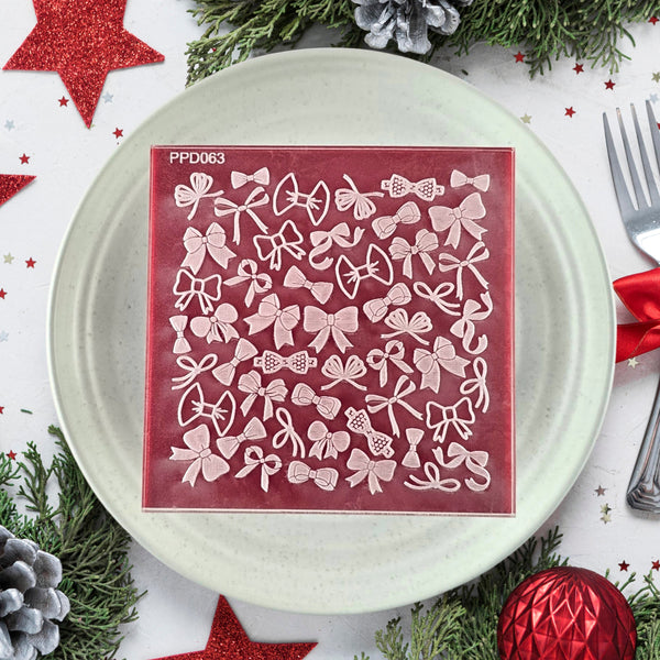 Bows Pattern Plate