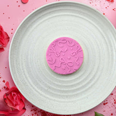 Bows & Stars Pattern Plate