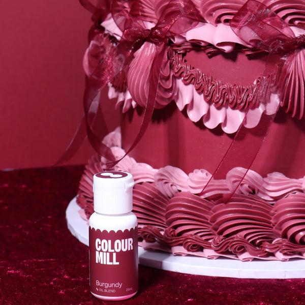 Oil Based Colouring 20ml Burgundy