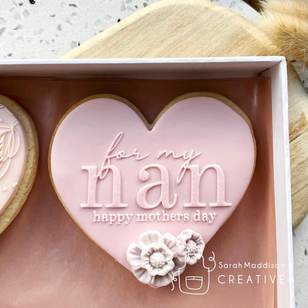 For My Nan Happy Mother's Day Debosser (Sarah Maddison Creative)