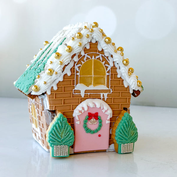 Whimsical Interlocking Gingerbread House Set