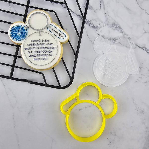 Cheer Coach Keyring Cutter & Debosser Set