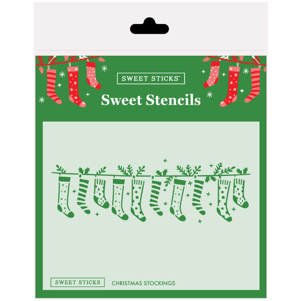 Christmas Stockings Sweet Stencil (Sweet Sticks)