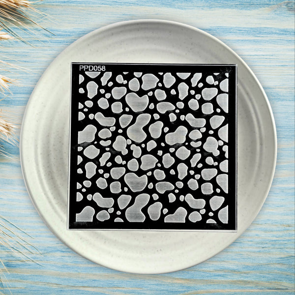 Cow Print Pattern Plate
