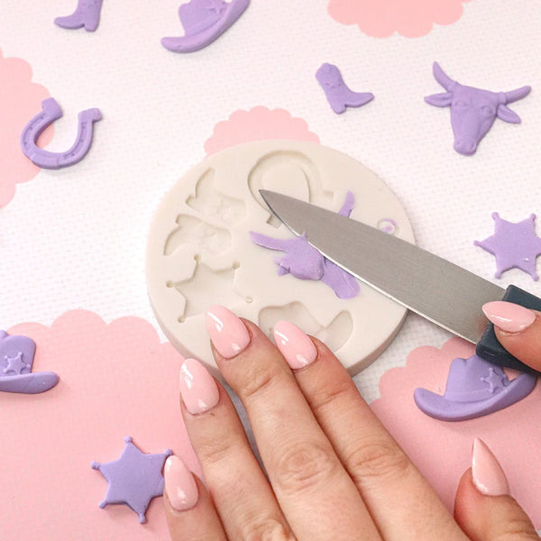 Yeehaa Cowboy Savvy Shapes Silicone Mould (Savvy Cakes)
