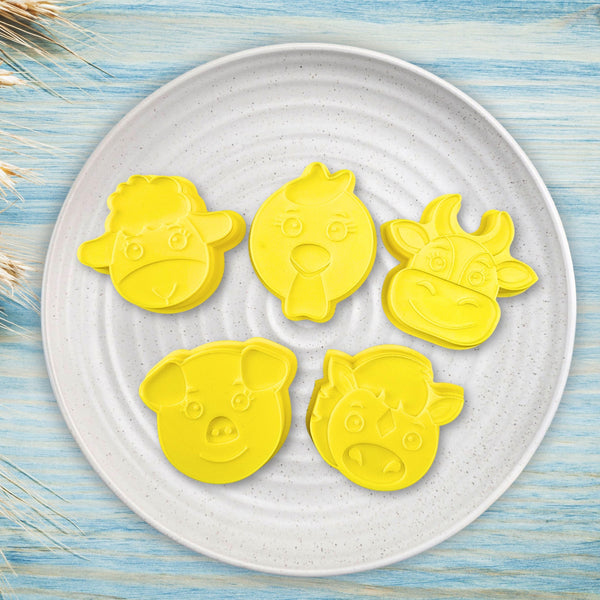 Cute Farm Animals Cutter & Debosser Set