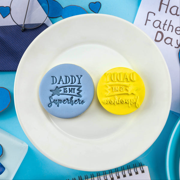 Daddy Is My Superhero Embosser