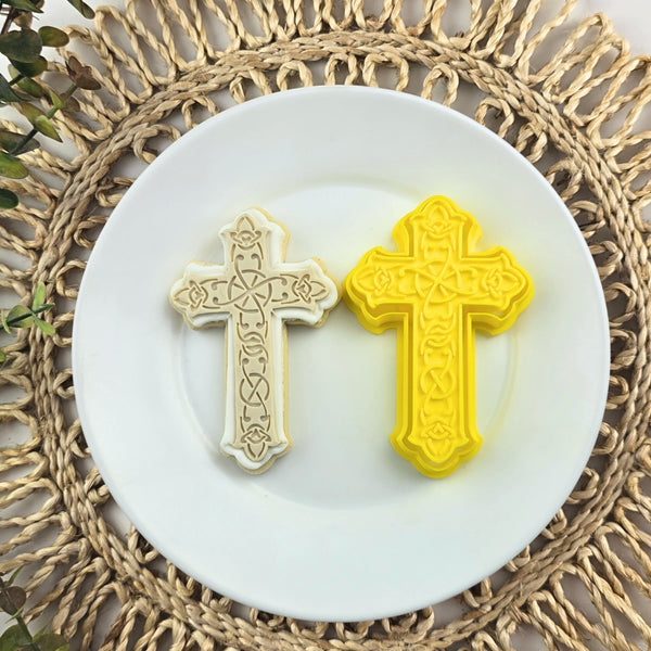 Decorative Cross Cutter & Embosser Set