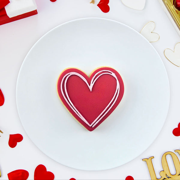 Drawn Heart Cutter & Debosser Set