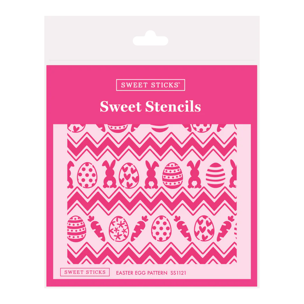 Easter Egg Pattern Stencil (Sweet Sticks)