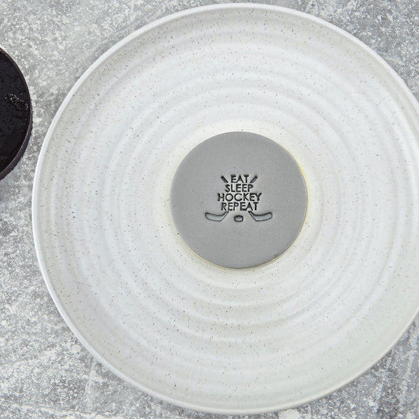 Eat Sleep Hockey Repeat Embosser