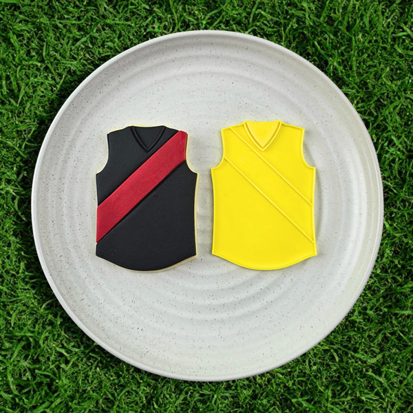 AFL Football Team Guernsey Cutter & Embosser Set