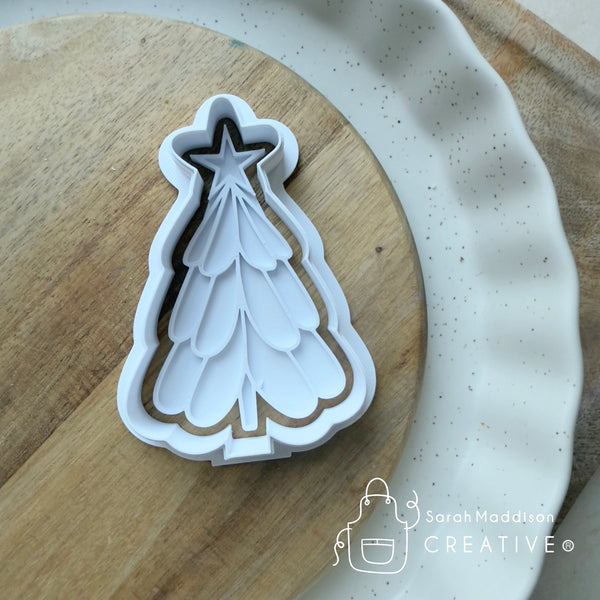 Christmas Tree Stamp and Cutter Set (Sarah Maddison Creative)