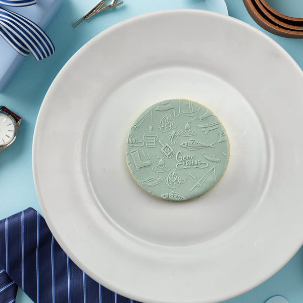 Fishing Pattern Plate