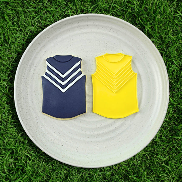 AFL Football Team Guernsey Cutter & Embosser Set