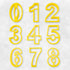 Thin Number Cutters