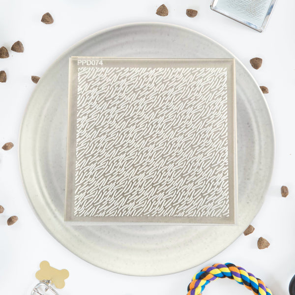Fur Texture Pattern Plate