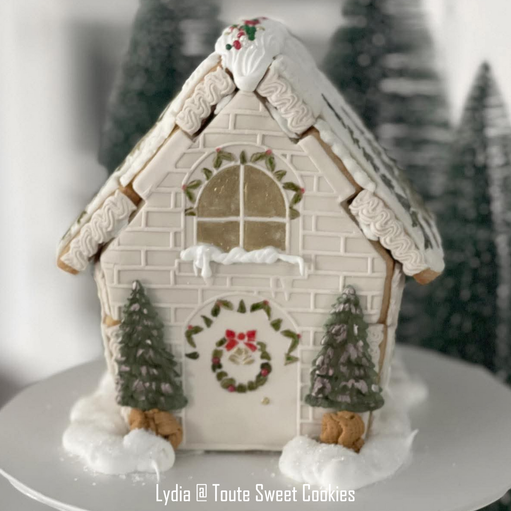 Whimsical Interlocking Gingerbread House Set | Custom Cookie Cutters