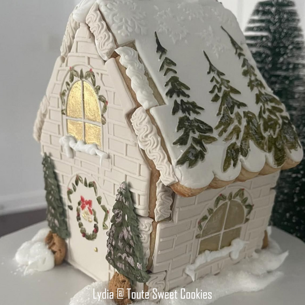 Whimsical Interlocking Gingerbread House Set