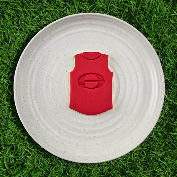 AFL Football Team Guernsey Cutter & Embosser Set